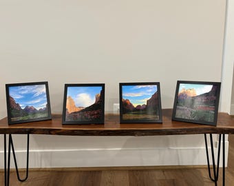 Zion National Park Framed Print Set: Utah Landscape Photography
