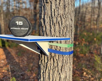 Tree-Mounted Bait Board & Game Cleaning Station: 20x12 Portable Table