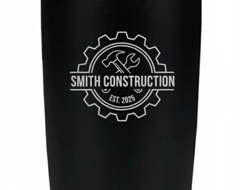 Personalized Laser Engraved 20oz Tumbler – Corporate Logo Gift
