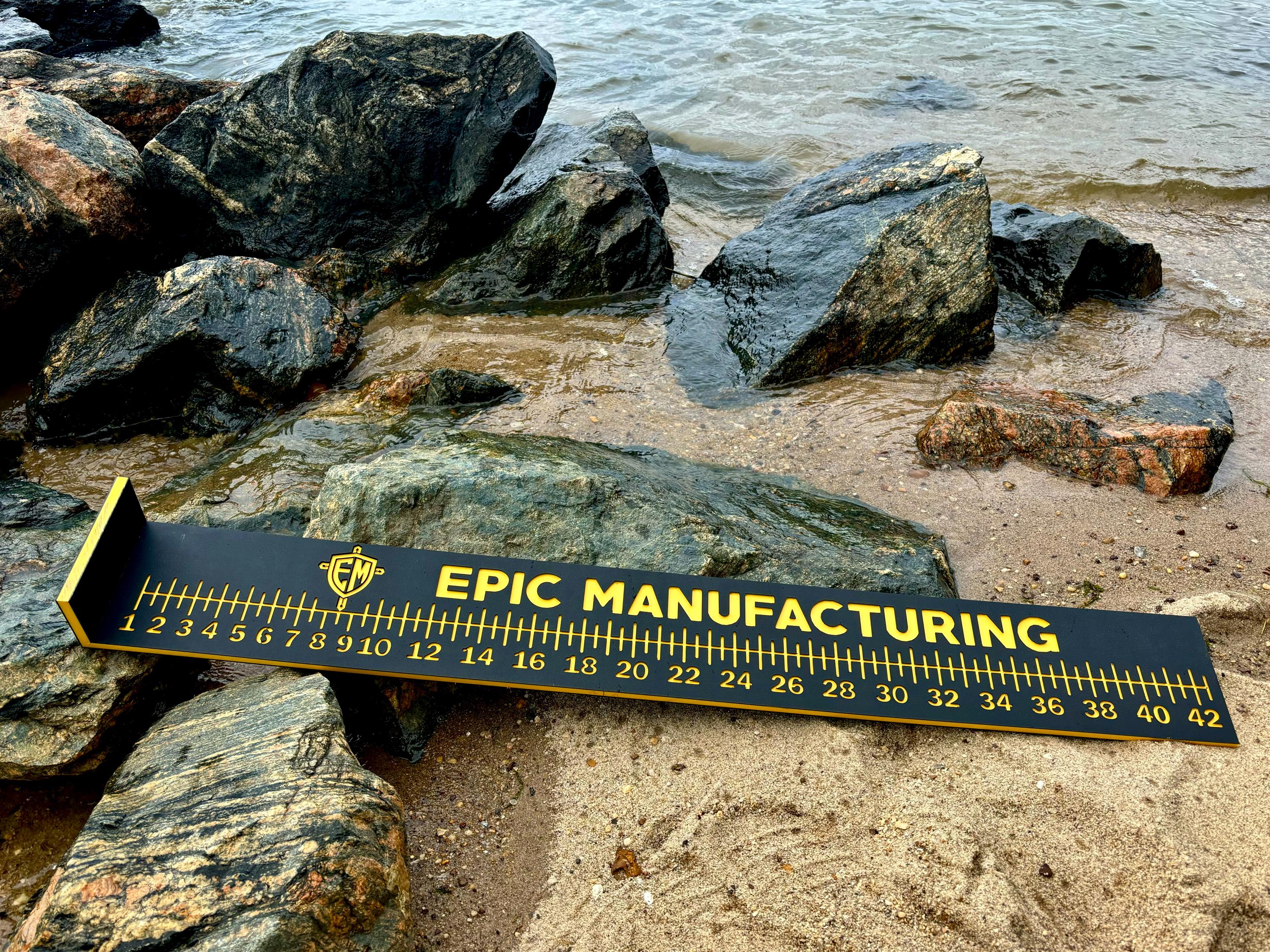 Custom Bump Board - Tournament Legal HDPE Fish Ruler, 32 Inch Marine ...
