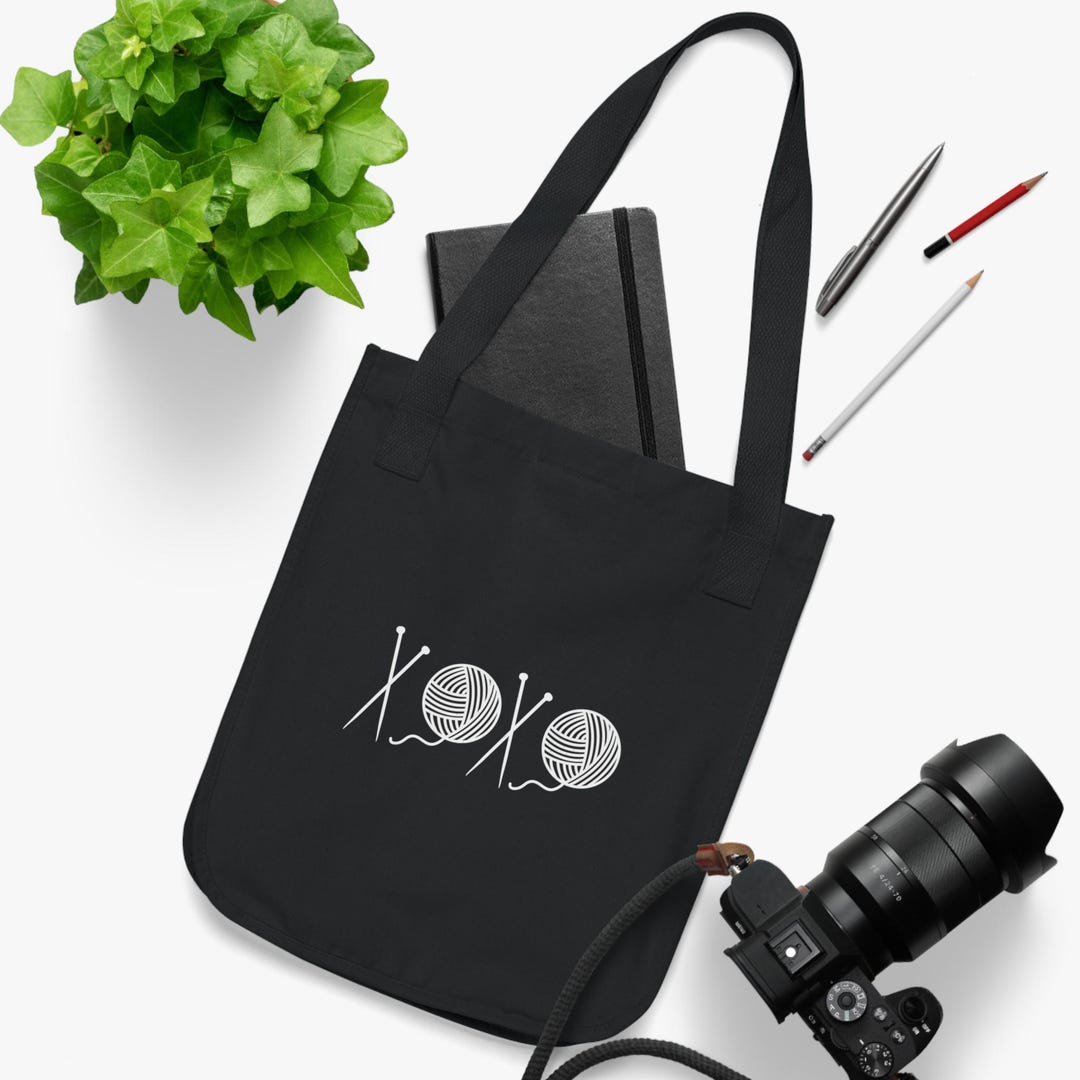Grand Cabas Purl Soho En Coton Bio Tricoté – Motif Imprimé Unique, Pratique Pour Le Quotidien