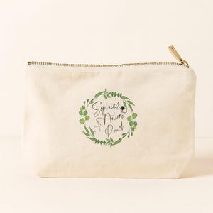 Personalized Canvas Notions Bag: Knitting & Crochet Organizer