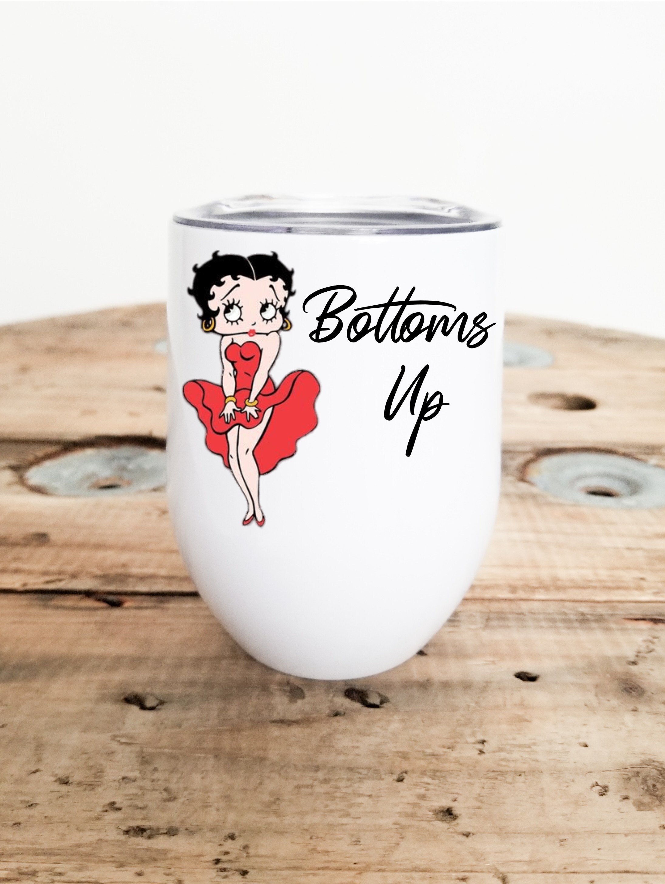 Bottoms Up 12 oz wine tumbler