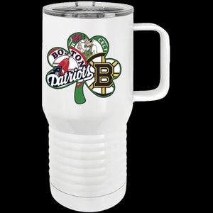 Boston Sports Tumbler- Boston Red Sox, Boston Celtics, Boston Bruins, New England Patriots, Gift for Him, Boston sports fan