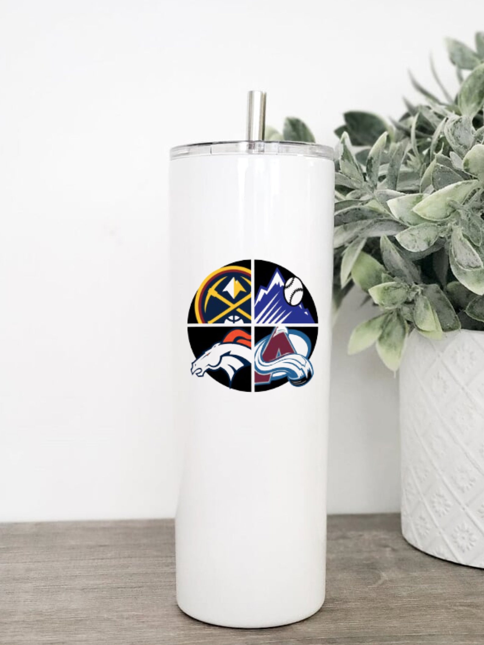 Colorado Sports Tumbler Colorado Rockies Denver Broncos Etsy