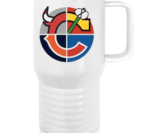Chicago Sports Tumbler- Chicago Cubs, Chicago Blackhawks, Chicago Bears, Chicago Bulls, Gift for Him, Chicago sports fan
