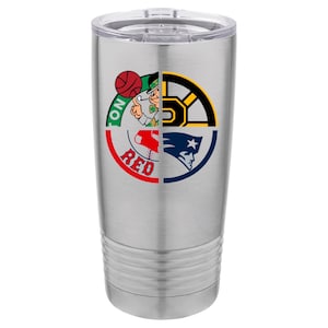 Boston Sports Tumbler Mixup- Boston Red Sox, Boston Celtics, Boston Bruins, New England Patriots, Gift for Him, Boston sports fan