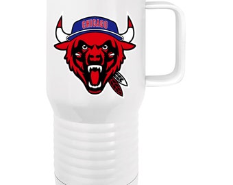 Chicago Sports Tumbler- Chicago Cubs, Chicago Blackhawks, Chicago Bears, Chicago Bulls, Gift for Him, Chicago sports fan
