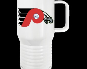 Philly Sports Tumbler- Phillies, Eagles, Flyers, 76, Gift for Him, Philly sports fan