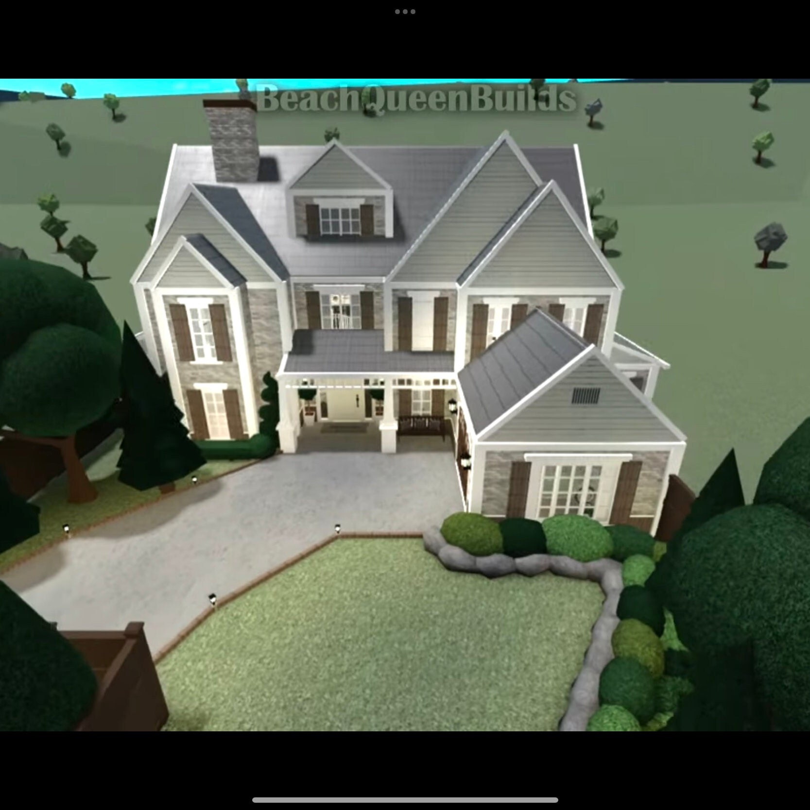 Suburban Bloxburg Modern House Etsy Uk Suburban Bloxburg Modern House Etsy Uk