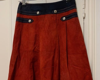 Vintage Antonette SkirtVintage Pleated SkirtFranz Haushoffer SkirtSecretary SkirtMidi Pleated SkirtOffice Outfit1980s Skirt