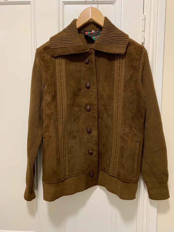 Glenhusky of Scotland Vintage Women’s 60s Suede Ca