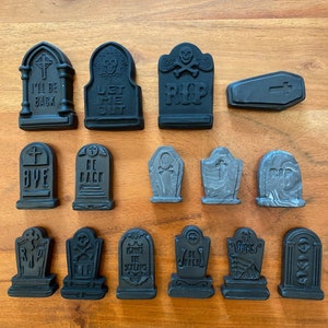 Complete Set of  ALL Aquarium Tombstone Decor (15 pieces)