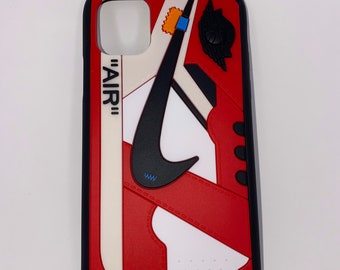 Jordan 1 off deals white phone case