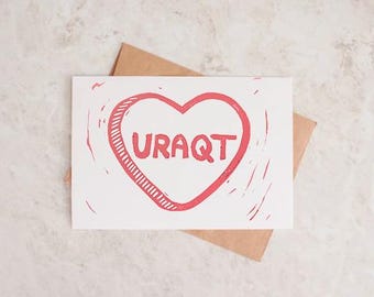 Hand Printed Holiday Cards