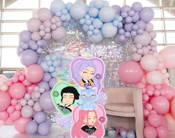KPop Demon Hunters Corrugeted Plastic Prop  Birthday Decor, Huntrix Party Prop,  Digital File