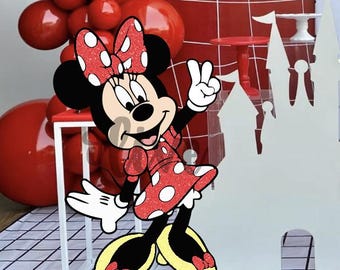 Minnie Mouse Second Birthday Clip Art: Glitter Number 2 (PNG Digital Download