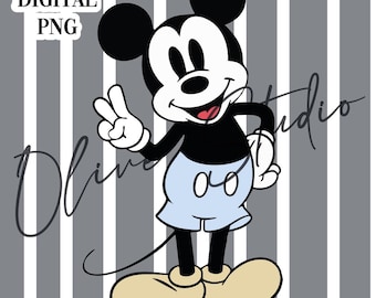 Vintage Micky Maus DIGITAL PNG