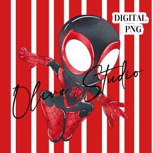 Spidey Watercolor digital PNG Images - Spidey