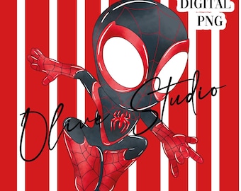 Spidey Watercolor digital PNG Images - Spidey