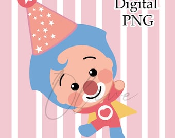 Plim Plim PNG: Pastel Clipart for Sublimation & Printing (Digital Download)