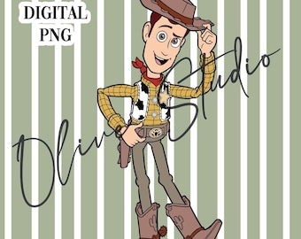 Woody Neutral Colors Png - Woody Toy Story Party - Digital Art - Cut out