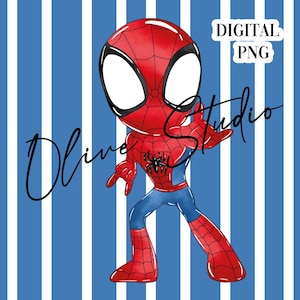 Spidey Watercolor digital PNG Images - Spidey