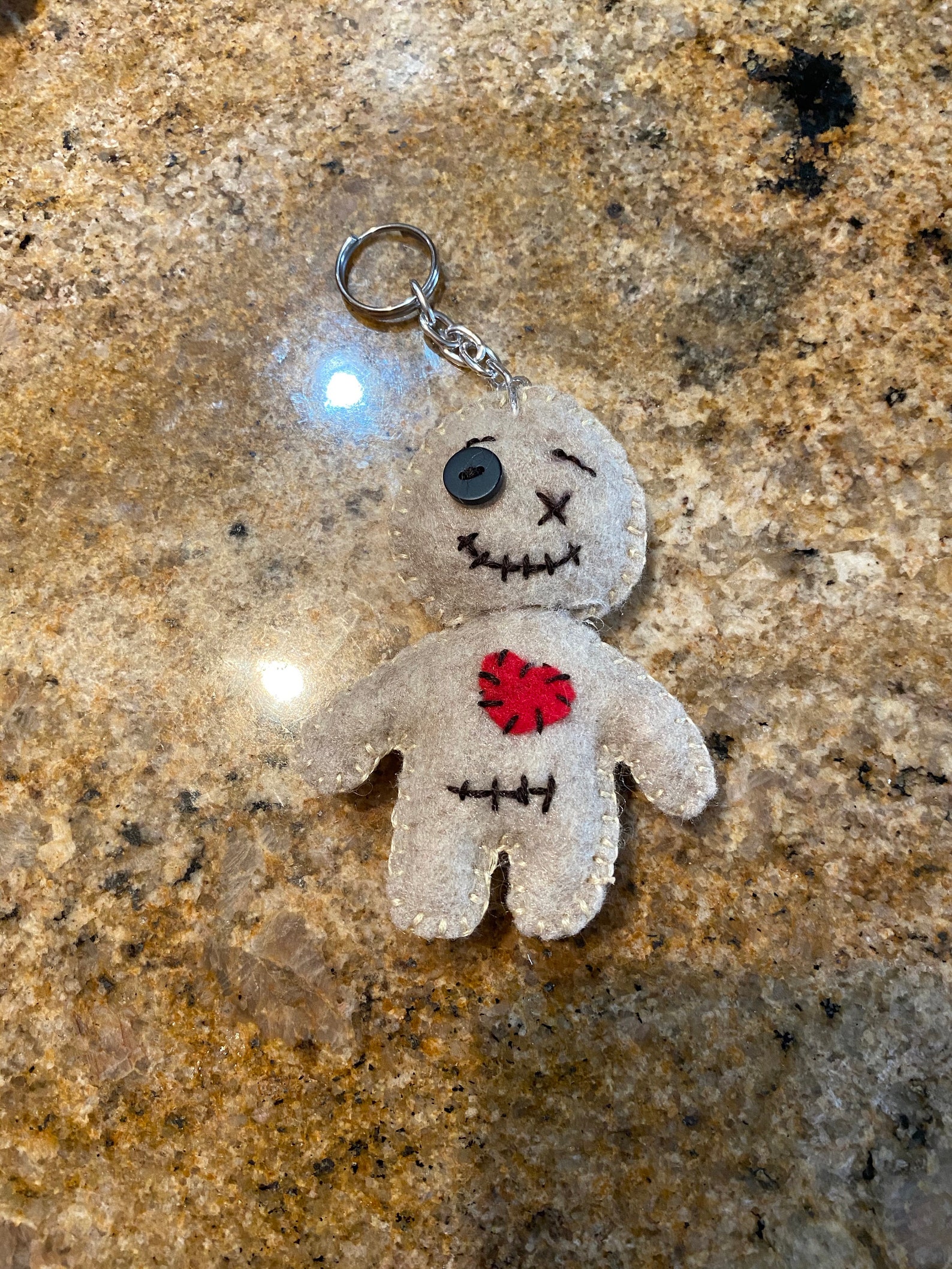 Handmade Voodoo Doll Keychains Etsy