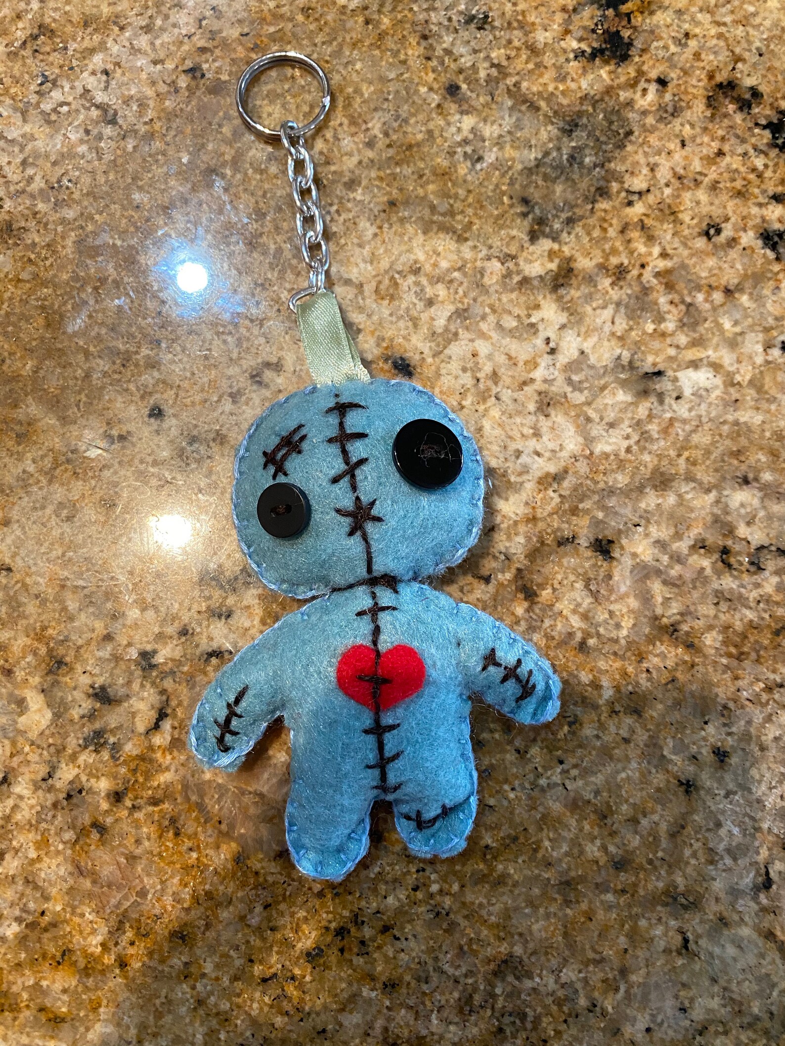 Handmade Voodoo Doll Keychains Etsy