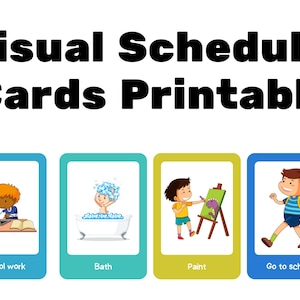 Printable Visual Cards| Visual Aid |Visual Schedule |Talking board| Communication | Autism PECS| I want routine strip available|PDF download