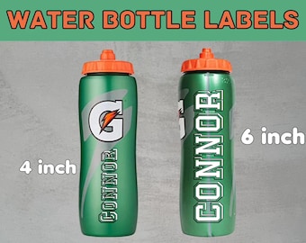 Personalized Sports Water Bottle Decal, Gatorade Bottle Name sticker, Sport Waterbottle Label