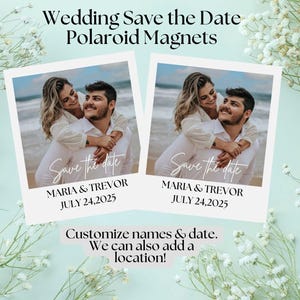 Save the Date Magnet Photo for Wedding Invitations, Custom Personalized Save the Date Fridge Wedding Magnets, Custom Wedding Fridge Magnet