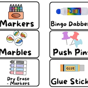 Classroom label set pdf| Visual Aid |Visual organization |Storage labels| Teacher printable| Classroom picture cards| PDF download| Labels