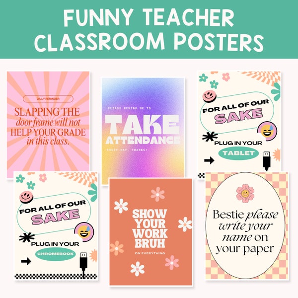 Middle School Classroom Decor - Etsy