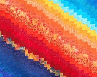 Night Sky Rainbow Quilt