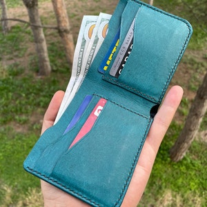 PDF - Patrón Cartera Clásica Hombre Cuero Minimalista + Patrón Sorpresa, Plantilla Cartera Bifold, Cartera Slim, Cartera Clásica