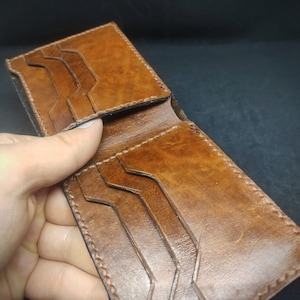PDF - Patrón Cartera Clásica Hombre Piel + Patrón Sorpresa, Plantilla Cartera Bifold, Cartera Hombre