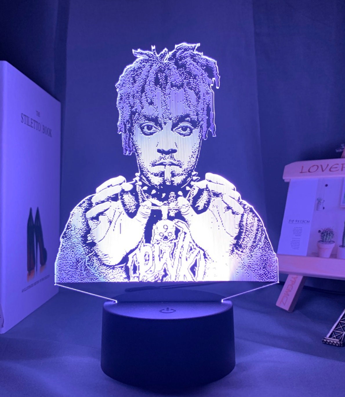 Juice WRLD Different Styles Led Lamp 3D Night Light Colorful Etsy