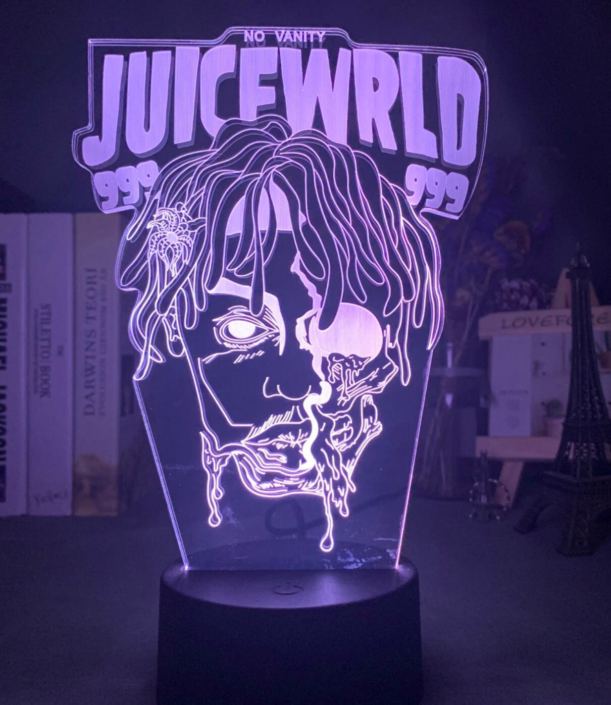 Juice WRLD Different Styles Led Lamp 3D Night Light Colorful Etsy