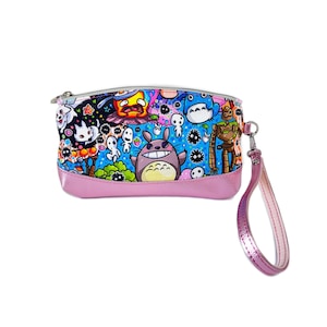 Ghibili Clematis Wristlet