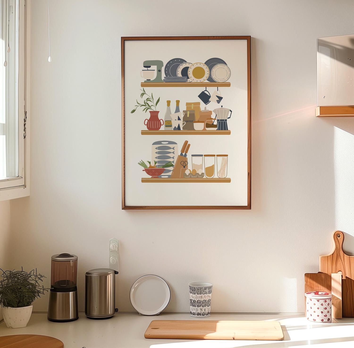 Kitchen Wall Art, Kitchen Poster, Dining Room Wall Art, Kitchen Decor ...