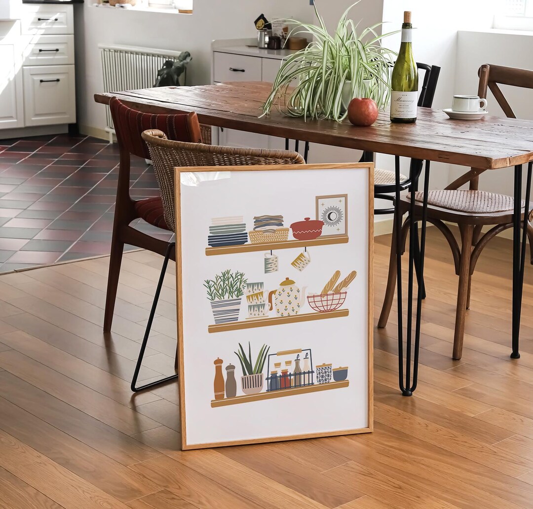 Kitchen Wall Art, Kitchen Poster, Dining Room Wall Art, Kitchen Decor ...