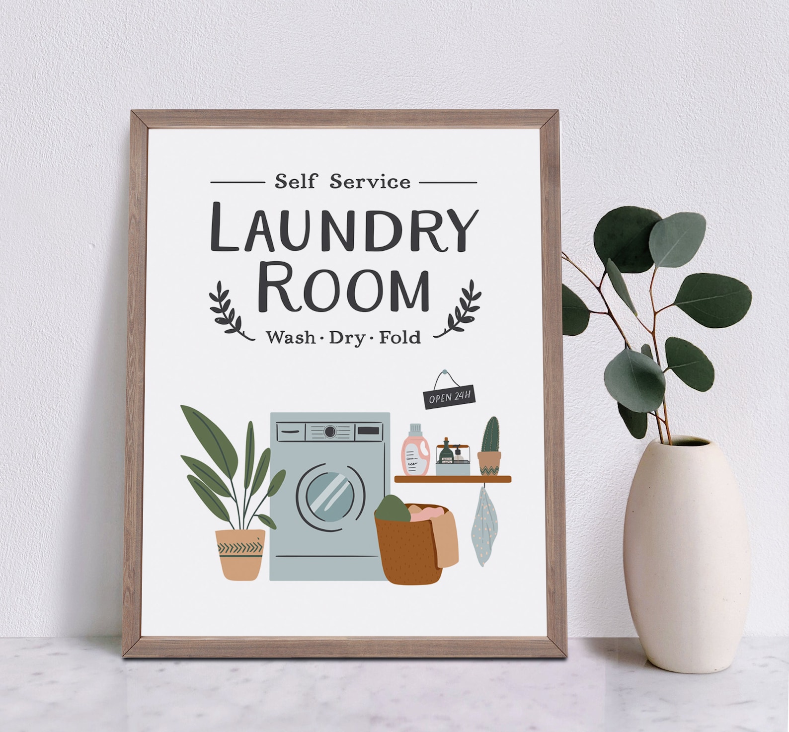 Laundry Room Digital Print Printable Laundry Wall Art Etsy