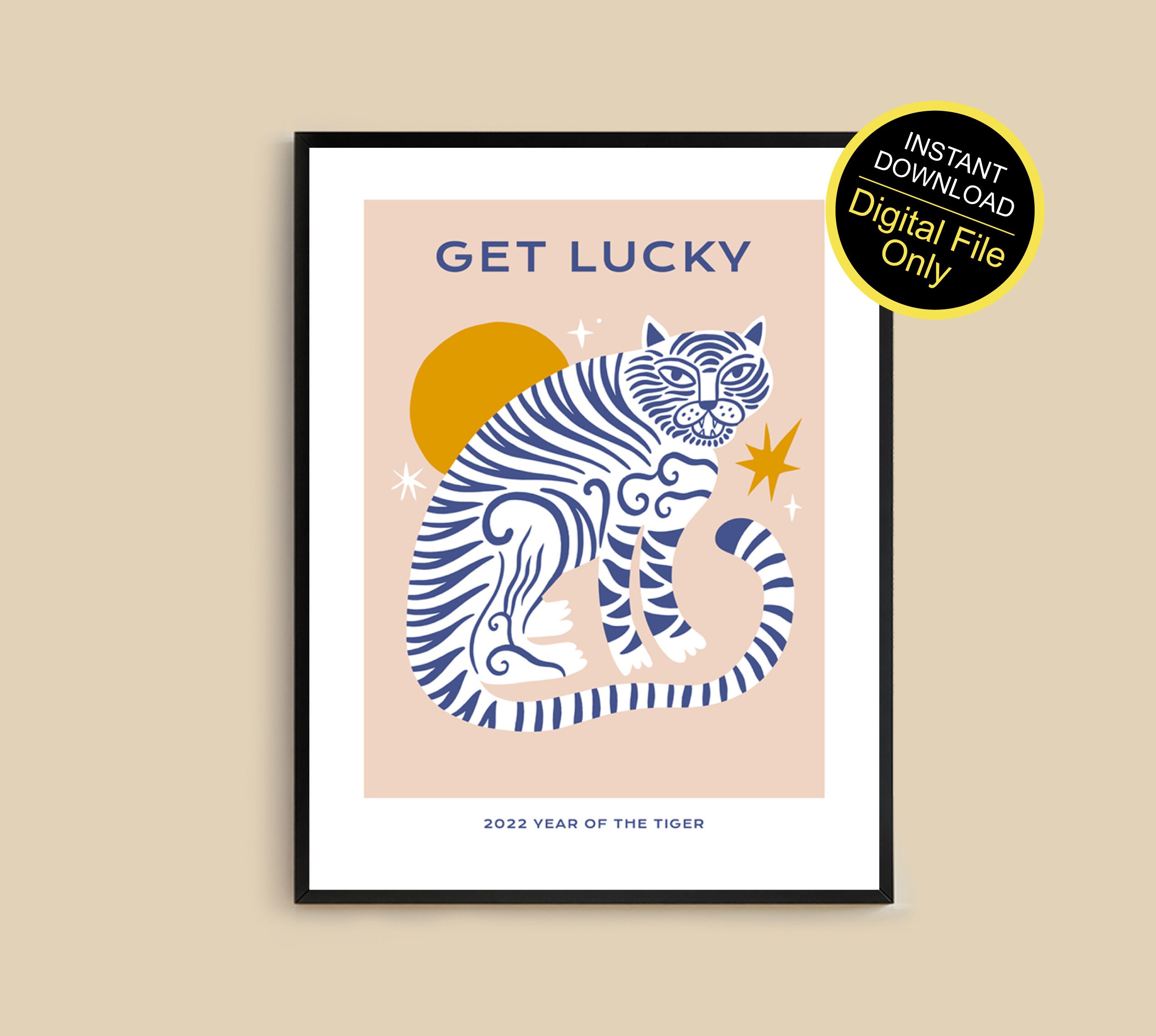 Printable Tiger Wall Art 2022 Year of the Tiger Wall Art Get Etsy Canada
