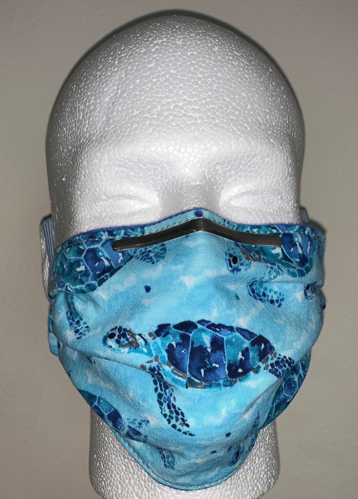 Sea turtle face mask Etsy