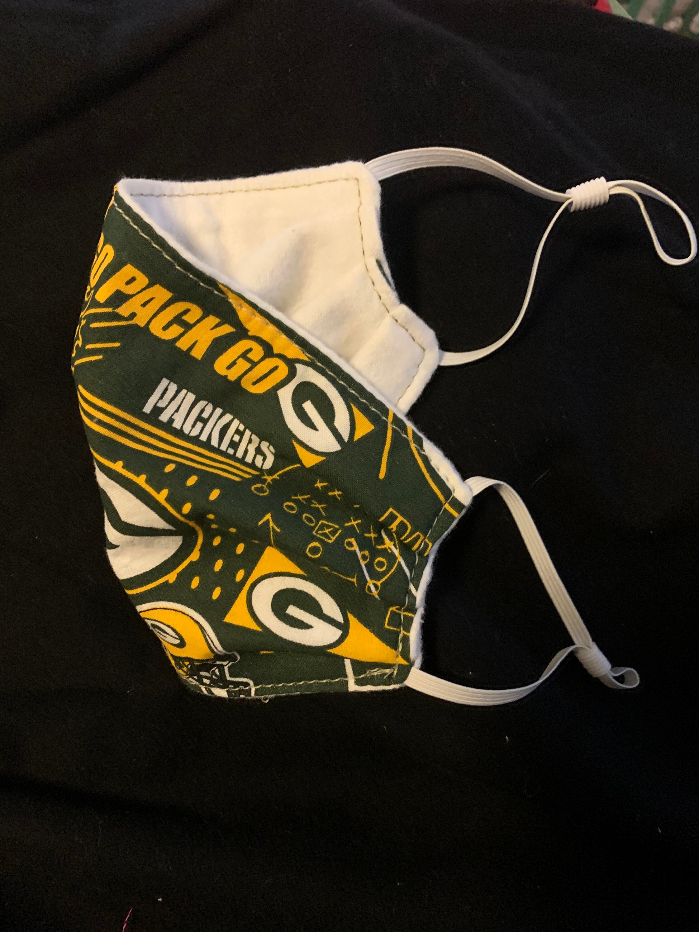 Green Bay packers face mask Etsy