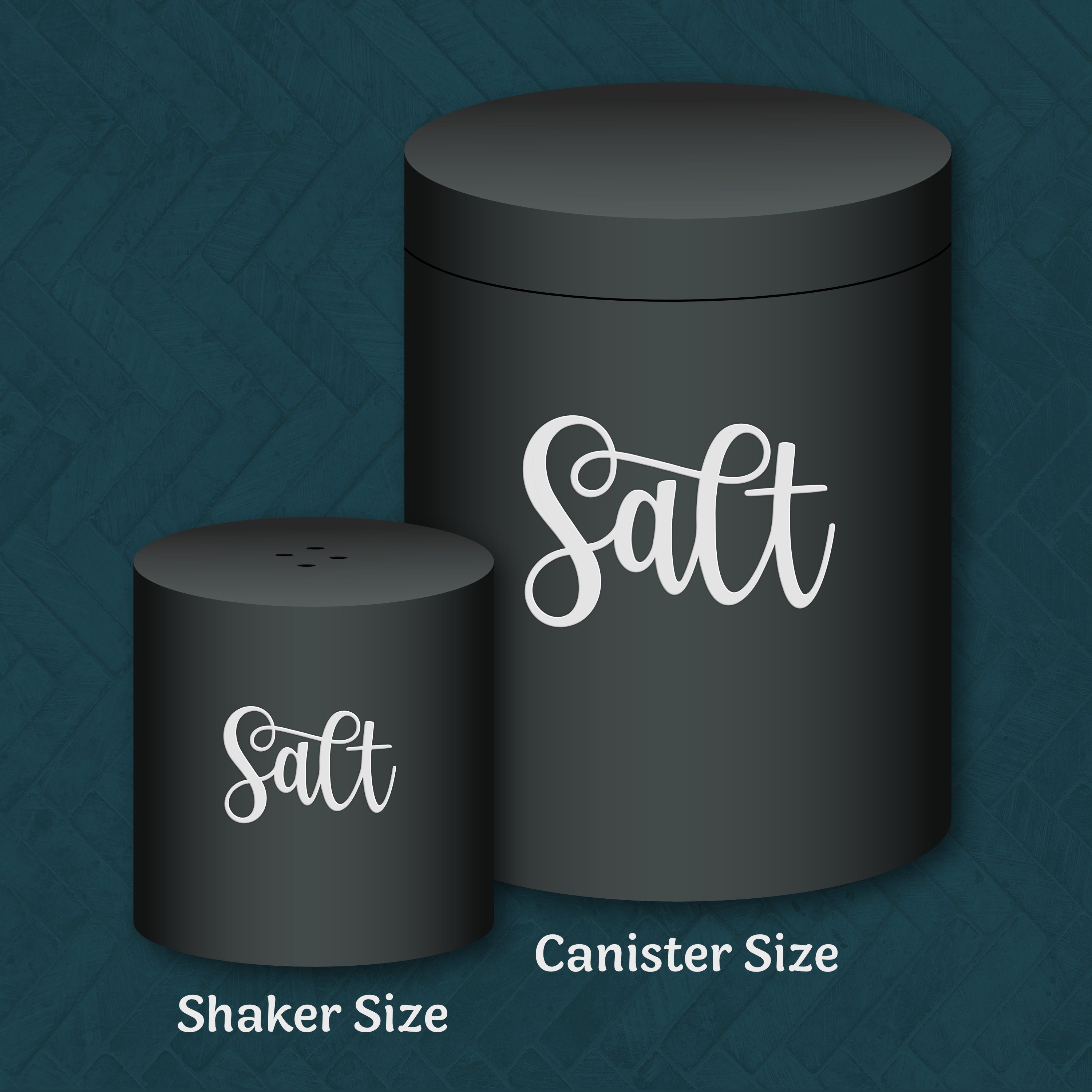 Salt & Pepper Shaker Labels, Kitchen Organization Stickers, Pantry