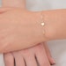 Letter Initial Bracelet, Letter Bracelet, Couples Bracelet, Custom Bracelet, Tiny Bracelet, 14 K GOLD FILLED Bracelet, Birthday Gift