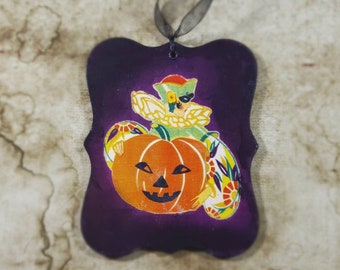 Halloween Ornament Art Deco Halloween Tree Vintage Halloween