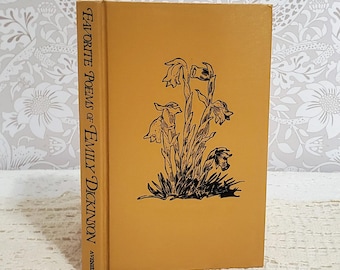 Favorite Poems of Emily Dickinson Avenel Books 1978 Hardcover with Dust Jacket